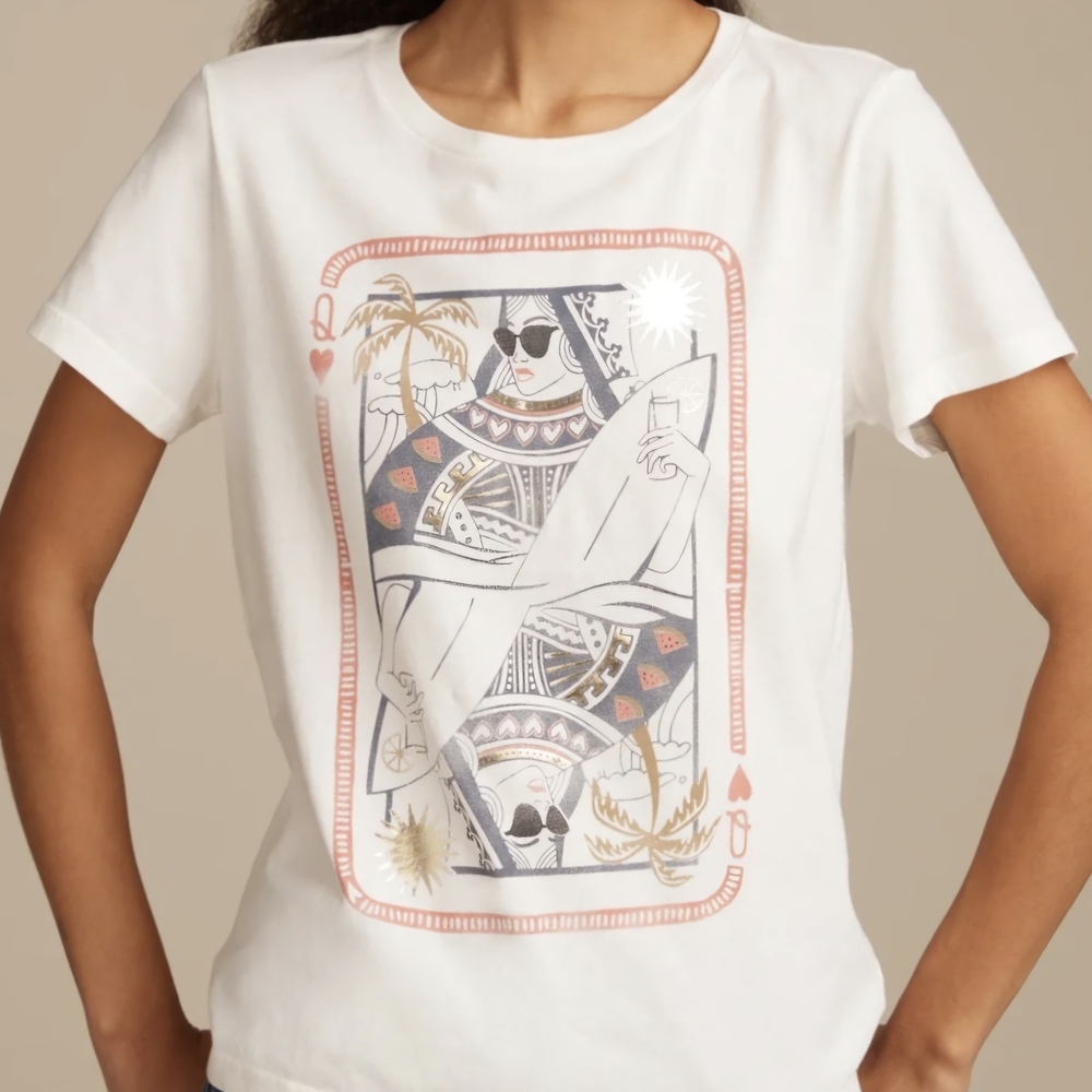 Rare Surf Queen Of Hearts Lucky Brand